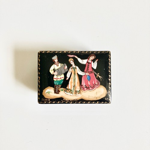 Russian folk wood - folk, laquered