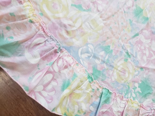 Vintage round tablecloth - vintage,