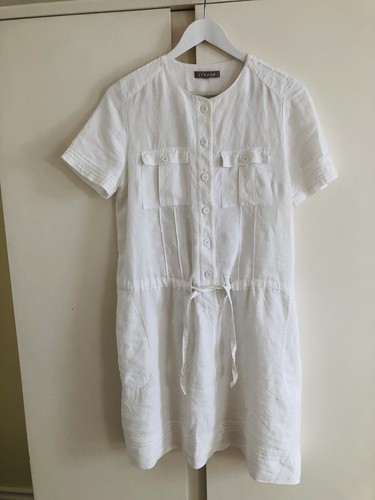 White linen dress jigsaw - by, 10