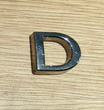 SAAB 93 9-3 [03-07] Boot Lid Tailgate Genuine Letters Badge "D" Letter Logo