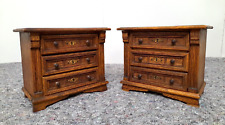 MATCHING PAIR OF ANTIQUE OAK APPRENTICE CHEST OF DRAWERS