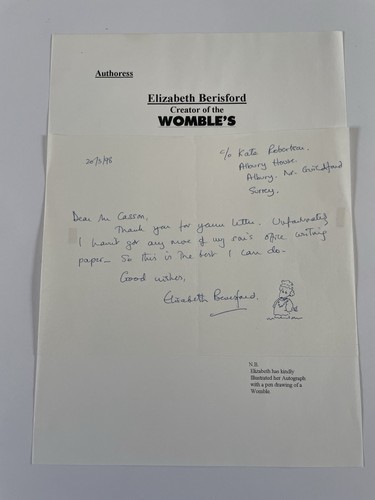 Wombles author elizabeth - wombles,