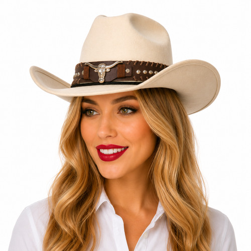 Beige cowboy western - beige,