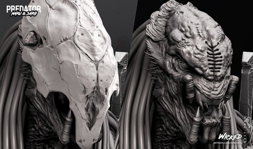 Predator collectible 3d - collectible,