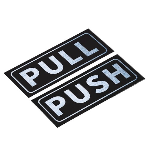 Push pull door - door, sign,1set