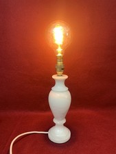 Timelessly Elegant Vintage White  Marble Table Lamp