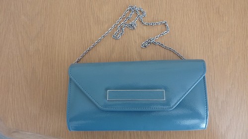 New ladies blue - new, clutch