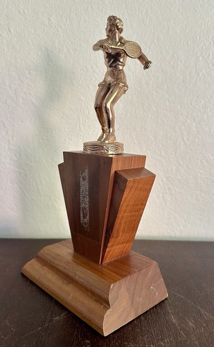 Vintage female tennis - vintage, trophy
