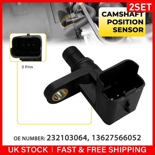 2pcs camshaft position - camshaft, sensor