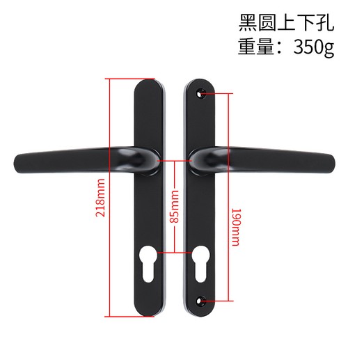 Upvc door handle sprung - upvc,