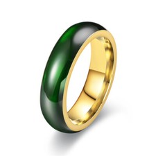 6mm Imitation Jade Rings Mens