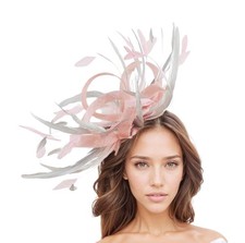 Baby Blush Pink Silver Gray