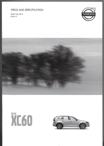 Volvo xc60 specifications - volvo,