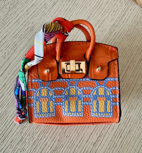 Mini bag charm keychain purse - bag,