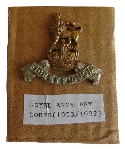 Royal army pay - army, badge
