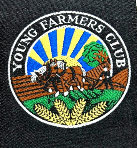 Young farmers club - young, sew-on