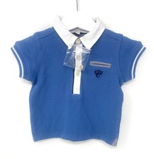 Tartine et Chocolat | Blue Short Sleeve Polo Shirt | 6 months