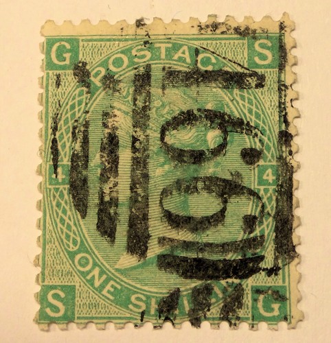 Victorian shilling stamp - uk, 1