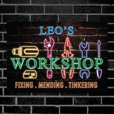 PERSONALISED Workshop Sign