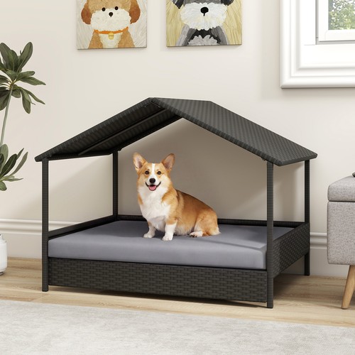 Wicker dog house - wicker,