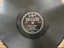 ROY BROWN - BOOGIE AT MIDNIGHT - DE LUXE FAST ROCKING  RnB 78