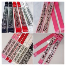 1 Pair Bra Straps/Black Red