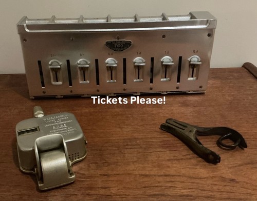 Vintage bus train conductors - bus,