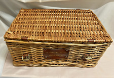 Alfred Button Wicker Hamper Basket