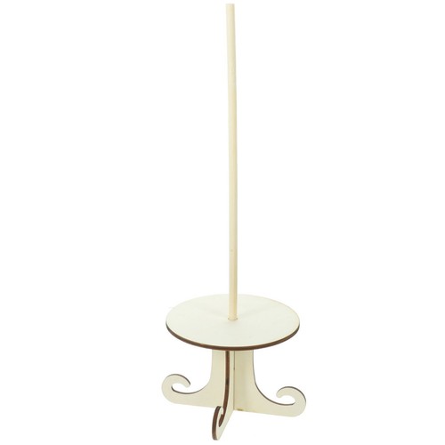 Stable wooden donut - wooden, stand