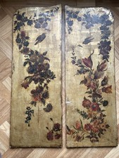 Antique Hand painted French window shutters