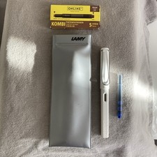 Lamy Safari WHITE Medium Nib Fountain Pen