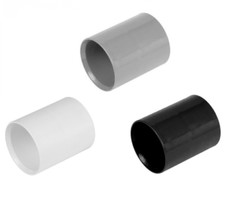 FLOPLAST 32/40/50MM SOLVENT WELD STRAIGHT WASTE FITTINGS WHITE/ BLACK/GREY
