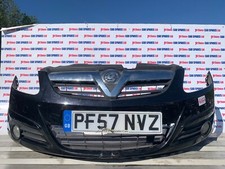 VAUXHALL CORSA HATCHBACK 3DR SXI MK3 D 2007 BLACK 2HU FRONT BUMPER MARKS