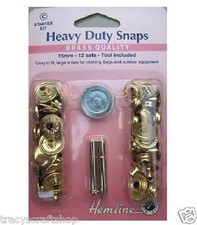 Heavy Duty Snaps - Poppers -