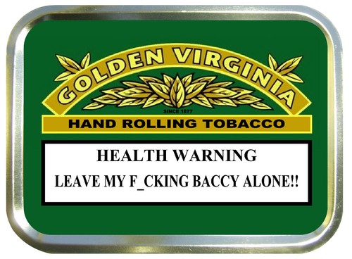 Gold virginia warning tobacco - gold,