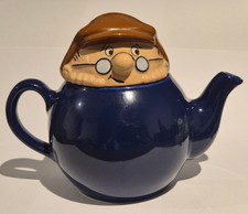 WADE 1990s BREW GAFFER TWO-CUP TEAPOT Lyons Tetley Tea 1996 ~ Very Good Cond.