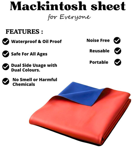 Rubber sheet mackintosh - rubber,