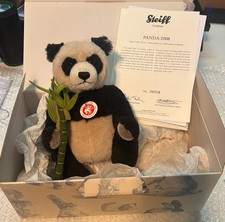 Steiff 036538 bears Steiff Panda 2008 Limited Edition Bear 26 cm N0- 558 MINT*