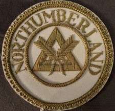 Northumberland Royal Arch Provincial Grand Scribe E/N Apron Badge