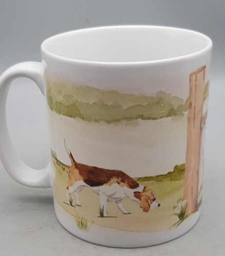 Ceramic beagle mug - ceramic,