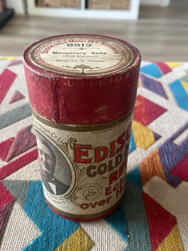 Edison wax cylinder v - edison,