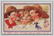 Fred Spurgin Boy Scouts Postcard Inter-Art Co Scout Series No 444 Posted 1913