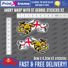 BRITISH ST GEORGE WASP Sticker
