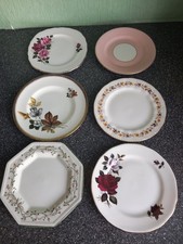 Six Vintage Mismatched Tea