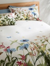 M&S Floral PURE COTTON DESIGN BEDSET Super King Size 