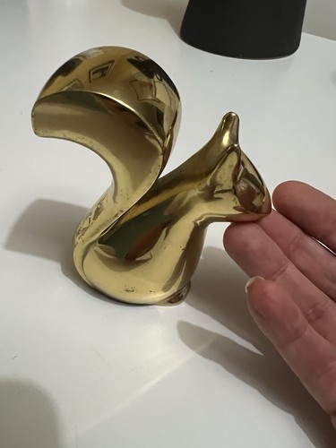 Brass polished squirrel paper - polished,