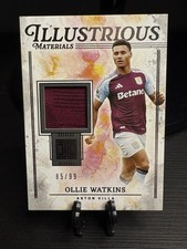 Ollie Watkins Aston Villa Panini Illustrious Materials Patch 85/99