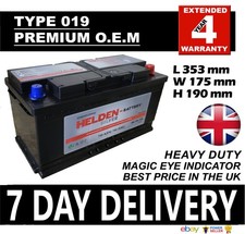 019 Heavy Duty Car/Van Battery