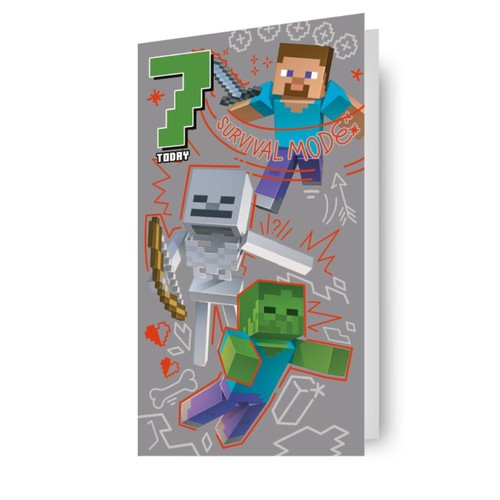 7th birthday card - 7th,