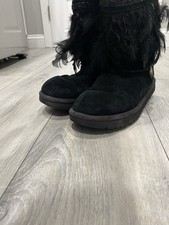 Ugg Boot Black PEACOCK Feather